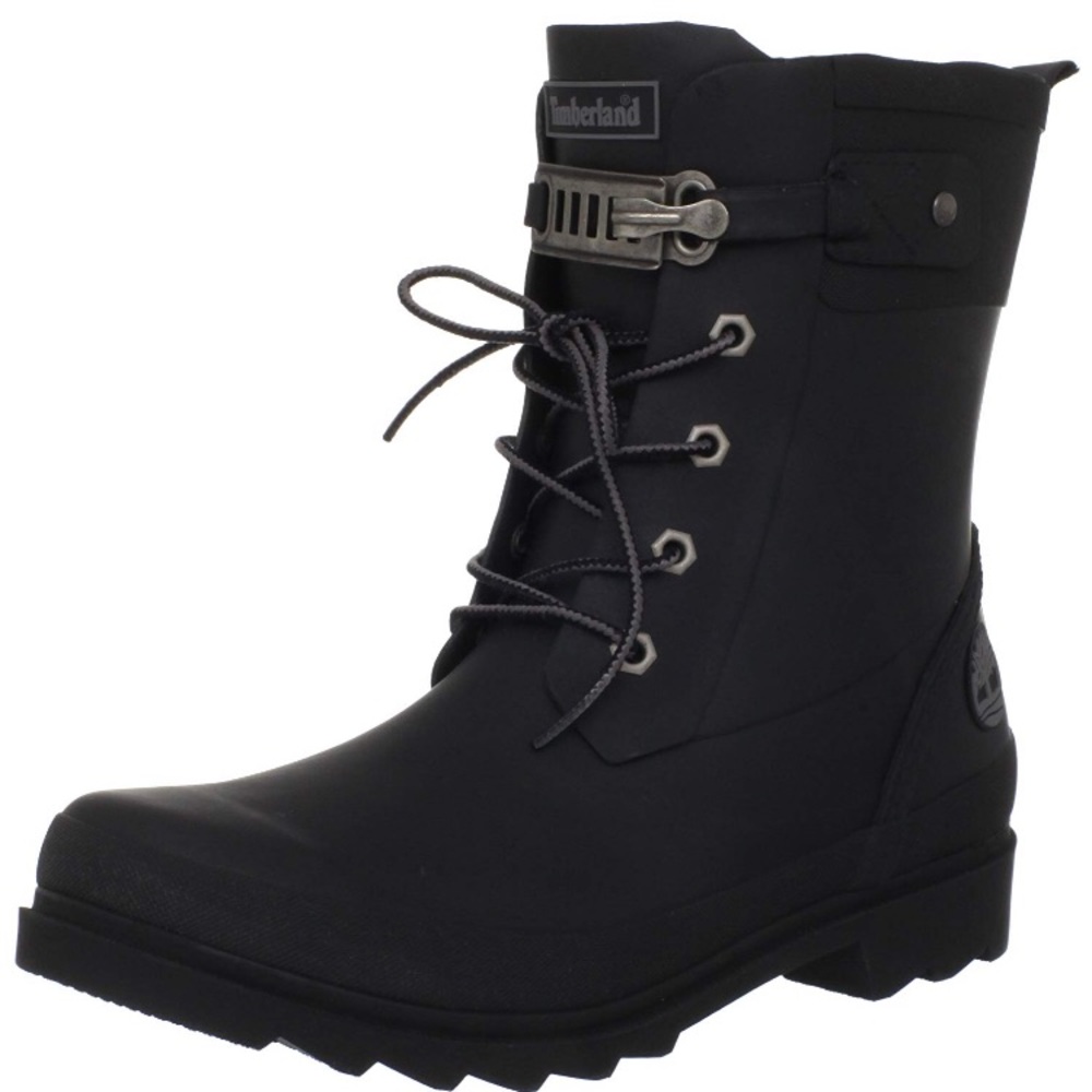 TIMBERLAND Black Womens Wellfleet Wellie 6in